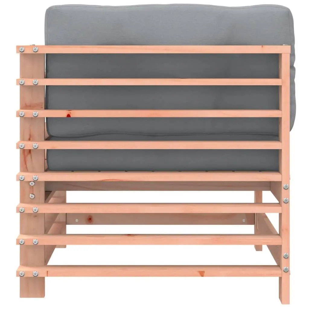 Corner Sectional Sofa with Cushions Outdoor Garden Patio Seating 2 pcs Set