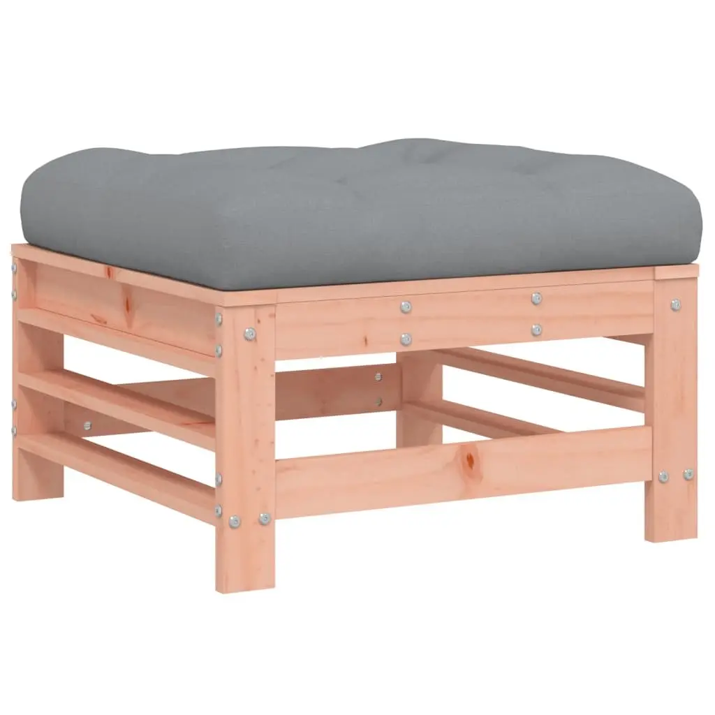 Garden Footstools for Outdoor Use 2 Piece Brown