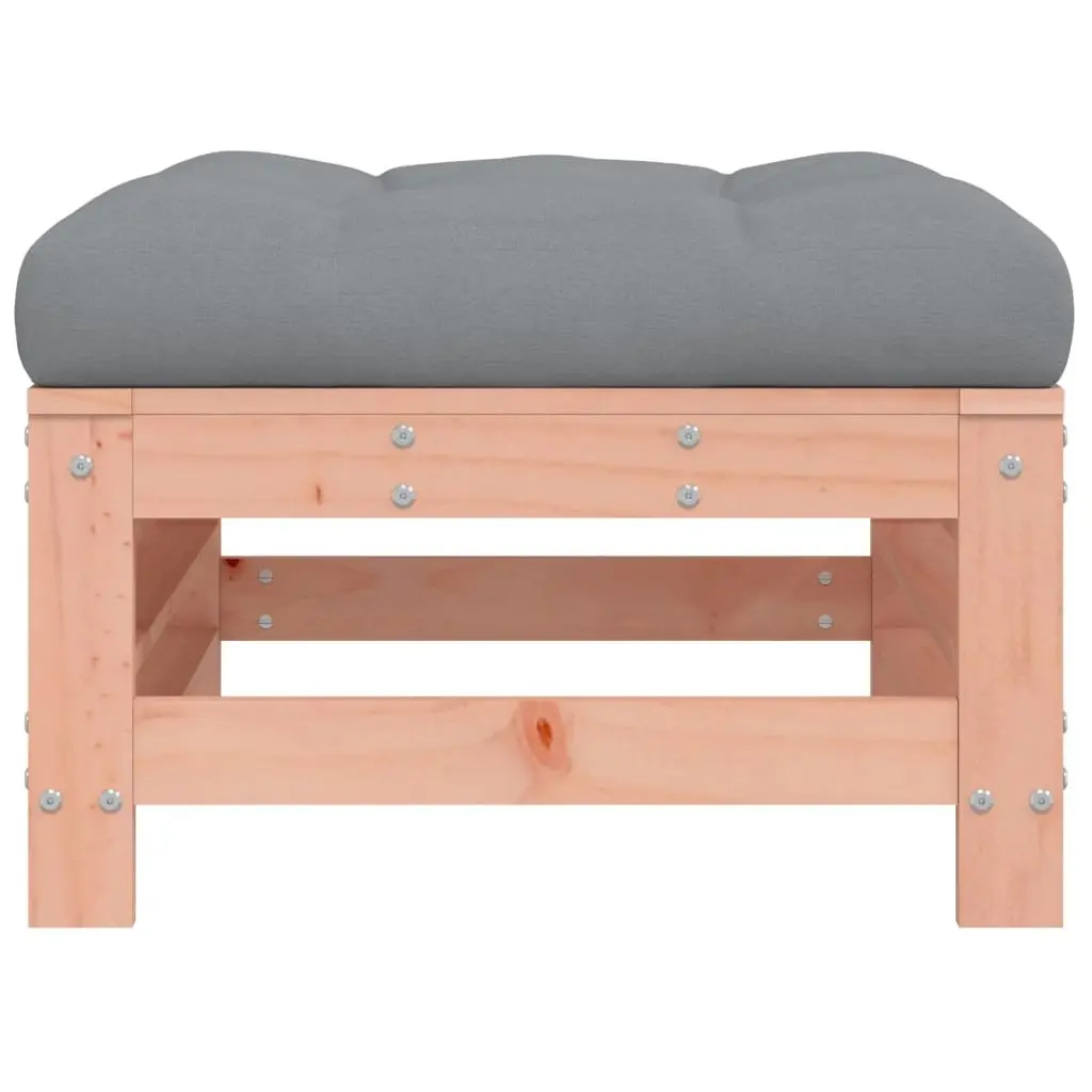 Garden Footstools for Outdoor Use 2 Piece Brown