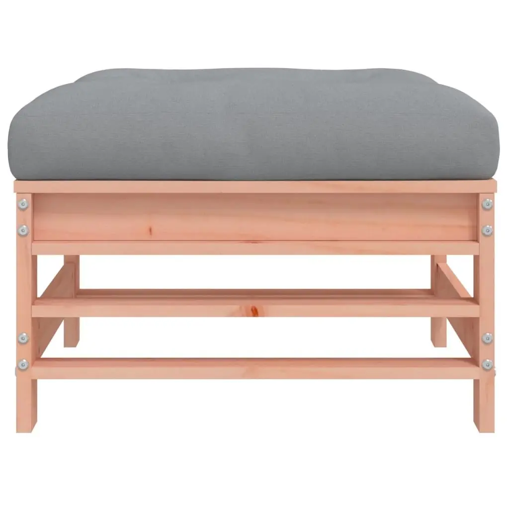 Garden Footstools for Outdoor Use 2 Piece Brown