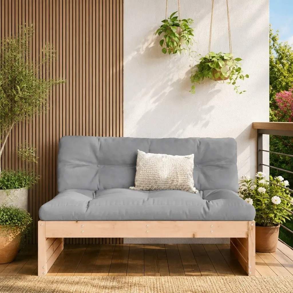 Middle Sofa 120x80 cm Solid Wood