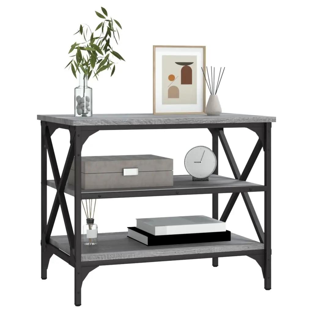 TV Cabinet Grey Sonoma Living Room 60x40x50cm Engineered Wood Media Storage End Table
