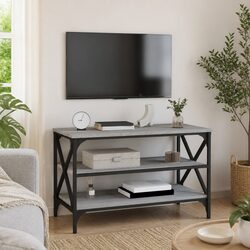 Specifications of Grey Sonoma TV Cabinet for Media Storage