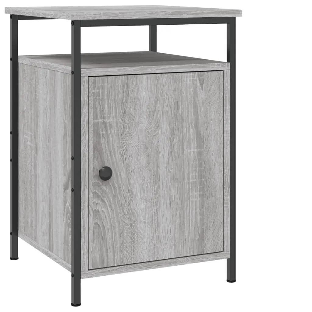 Grey Sonoma Bedside Storage Cabinet 40 x 42 x 60 cm