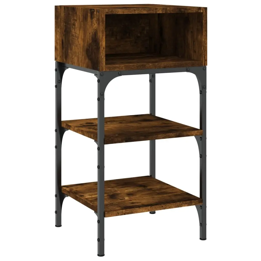 Bedside Tables 2 pcs Brown 35x34.5x70 cm