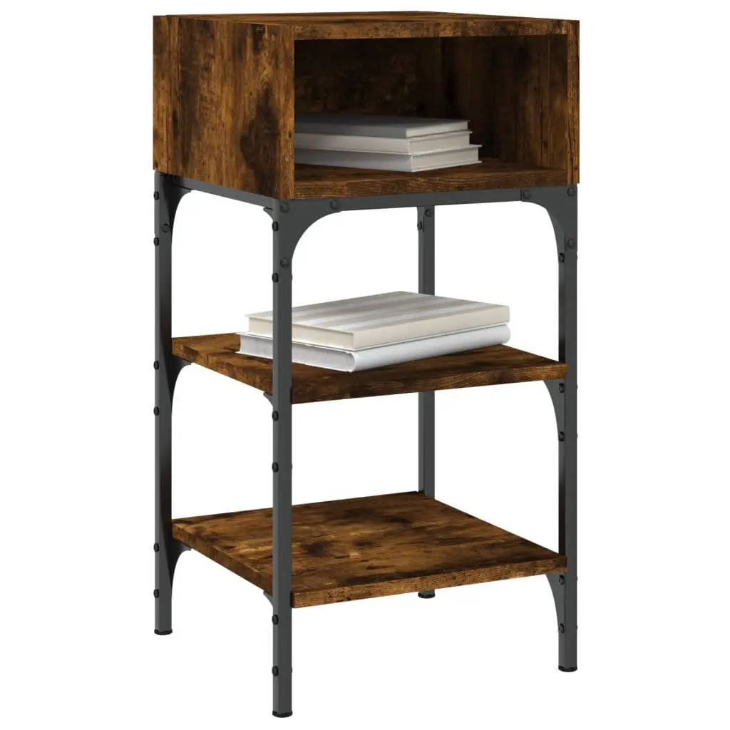 Bedside Tables 2 pcs Brown 35x34.5x70 cm