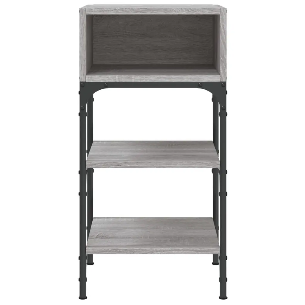 Bedside Tables for Interior Use 2 pcs Grey Sonoma 35x34.5x70 cm Engineered Wood Nightstand
