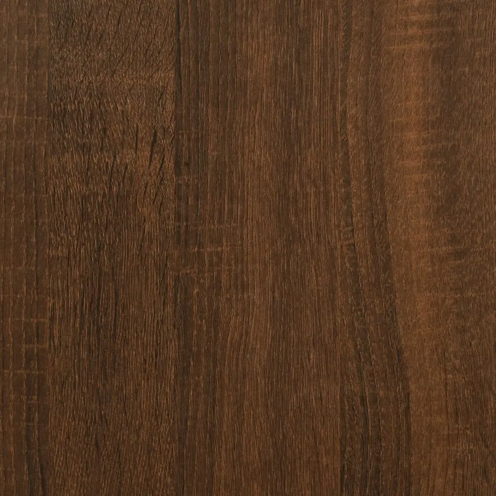 Bedside Tables 2 pcs Brown Oak 35x34.5x70 cm Engineered Wood Side Cabinet