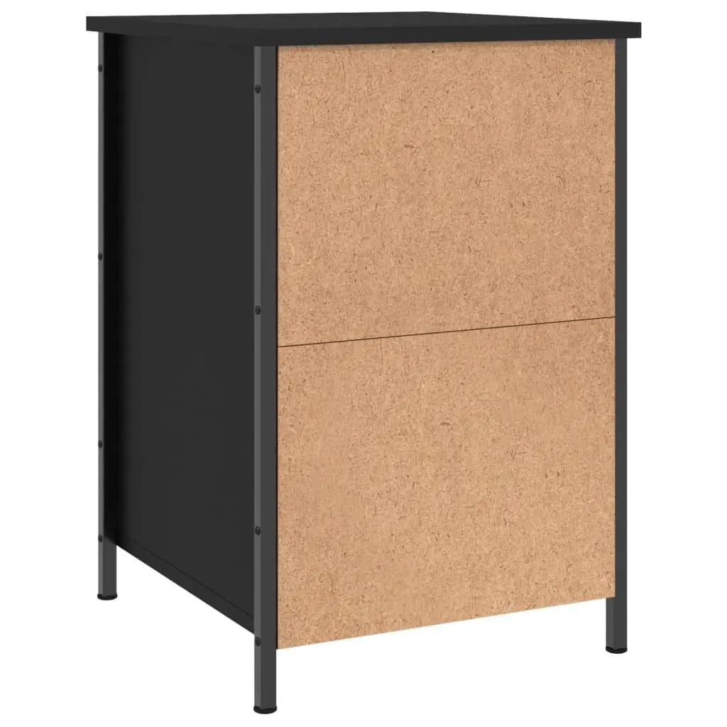 Bedside Cabinets 40W x 42D x 60H cm, 2 pcs in Black