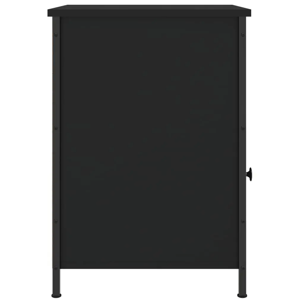 Bedside Cabinets 40W x 42D x 60H cm, 2 pcs in Black