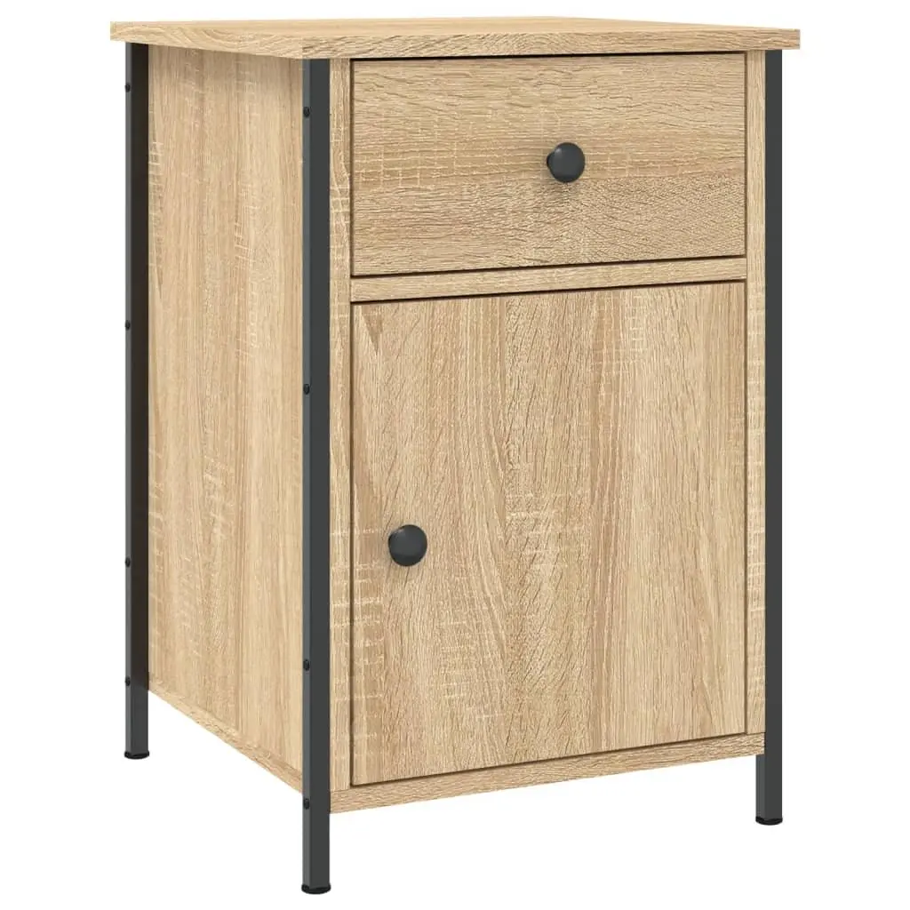 2-Piece Brown Bedside Cabinets
