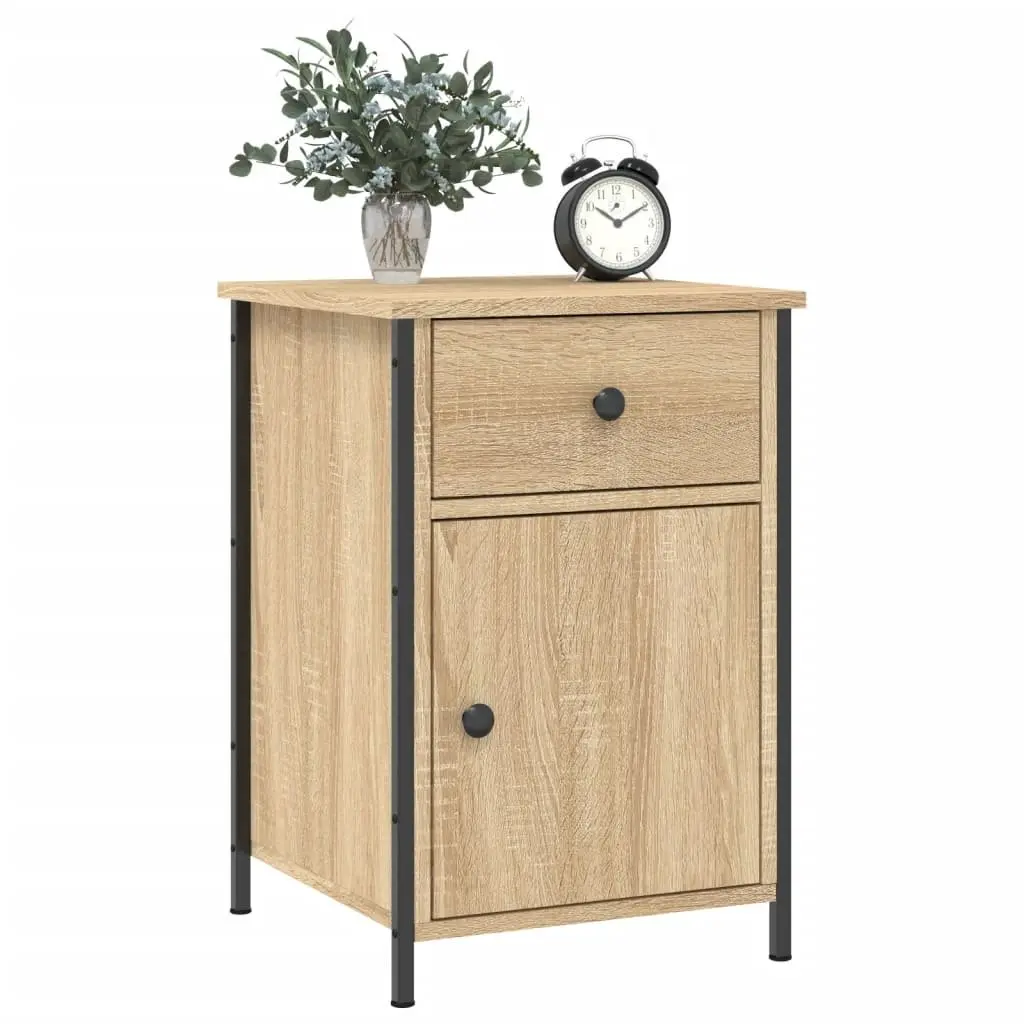2-Piece Brown Bedside Cabinets