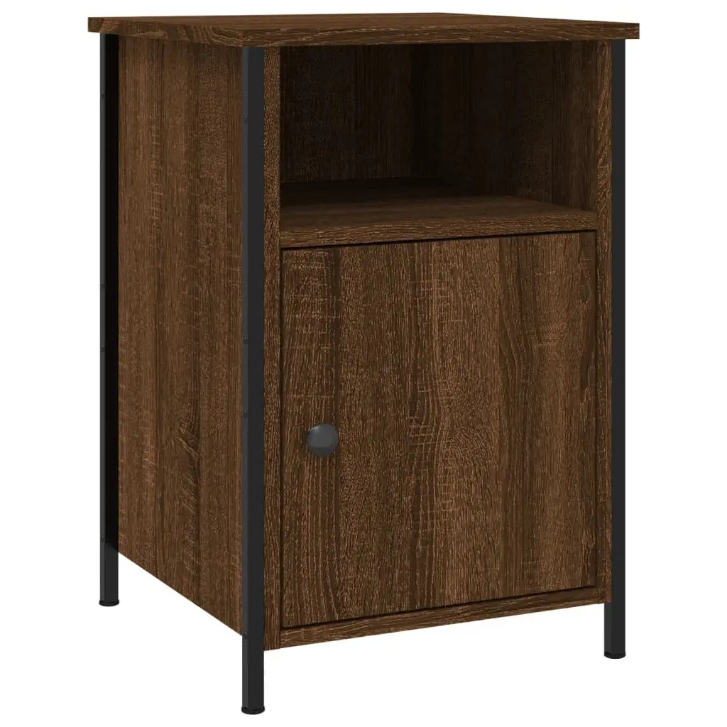 Bedside Cabinets for Bedroom Storage 40x42x60 cm Brown Oak Engineered Wood 2 pcs