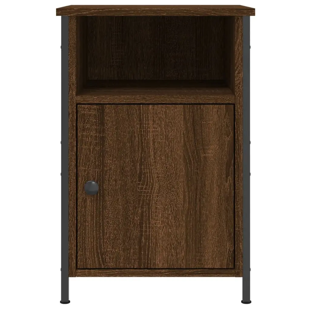 Bedside Cabinets for Bedroom Storage 40x42x60 cm Brown Oak Engineered Wood 2 pcs