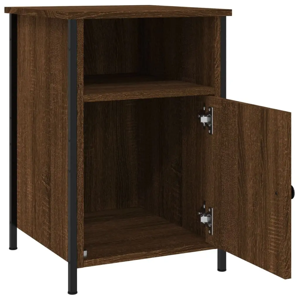Bedside Cabinets for Bedroom Storage 40x42x60 cm Brown Oak Engineered Wood 2 pcs