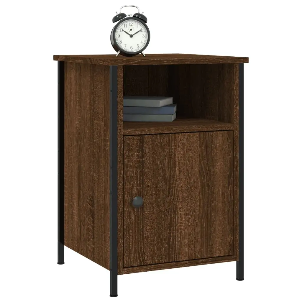 Bedside Cabinets for Bedroom Storage 40x42x60 cm Brown Oak Engineered Wood 2 pcs