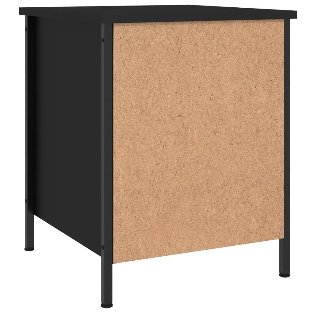 Bedside Cabinets 2 pcs Black 40x42x50 cm Storage Nightstand Bedroom Furniture