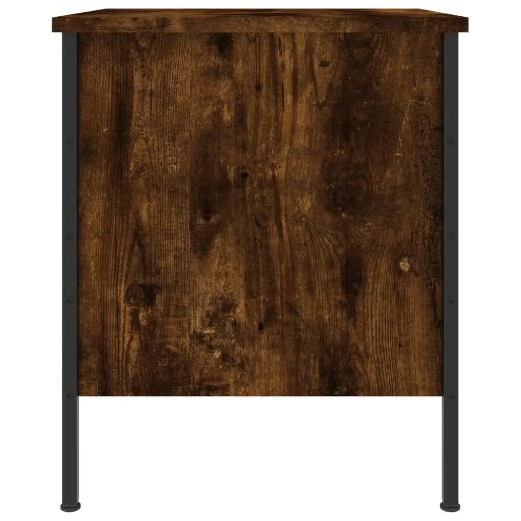 Bedside Cabinets 2 pcs Brown Engineered Wood Side Table with Drawers for Bedroom