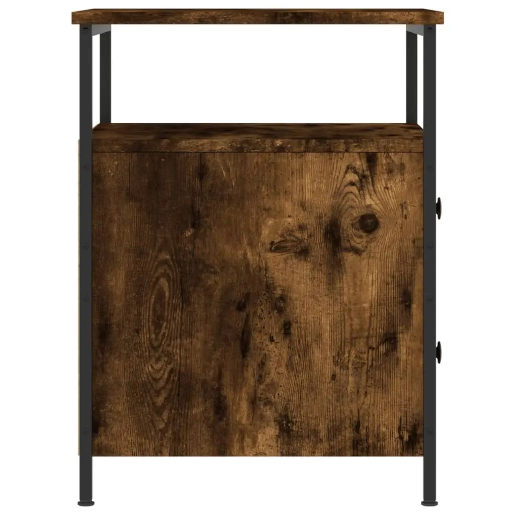 Brown Engineered Wood Bedside Cabinets