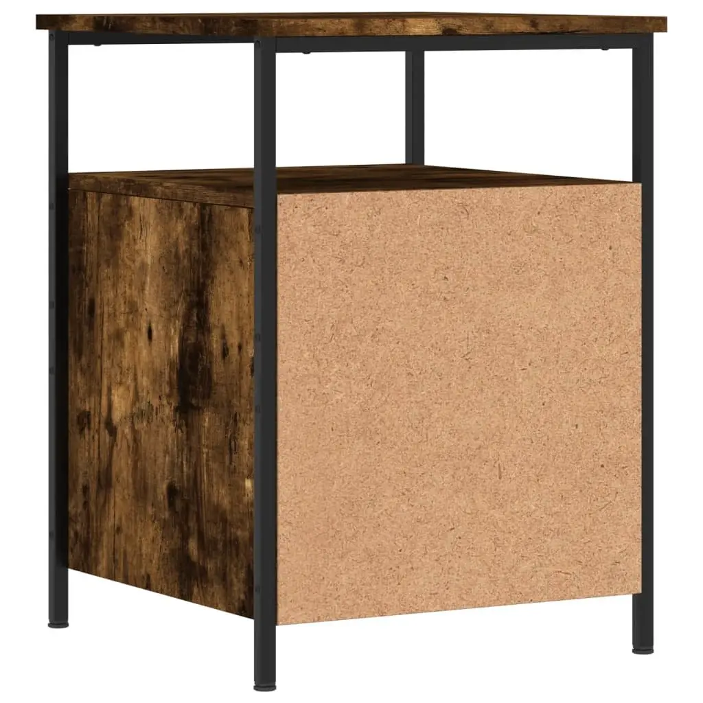 Brown Engineered Wood Bedside Cabinets