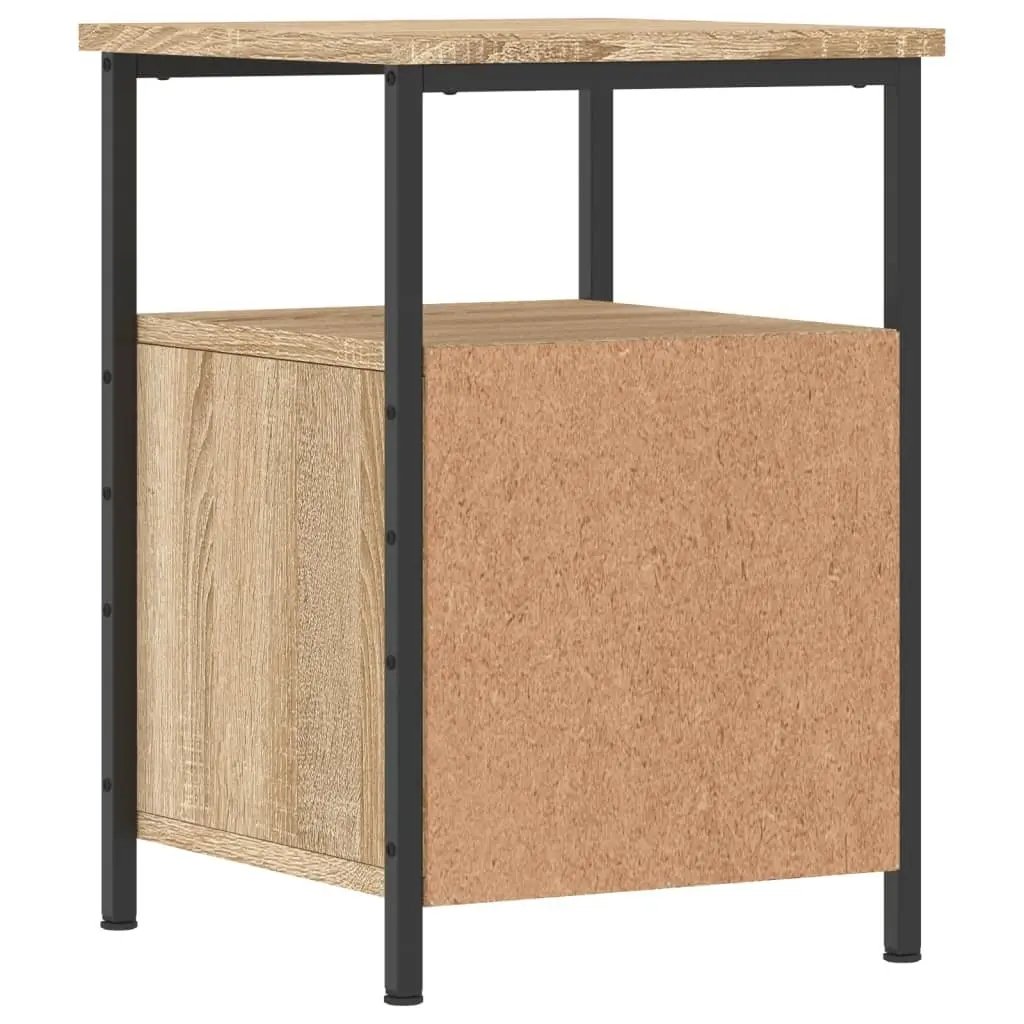 Brown Engineered Wood Nightstands, 34 x 35.5 x 50 cm, 2 pcs