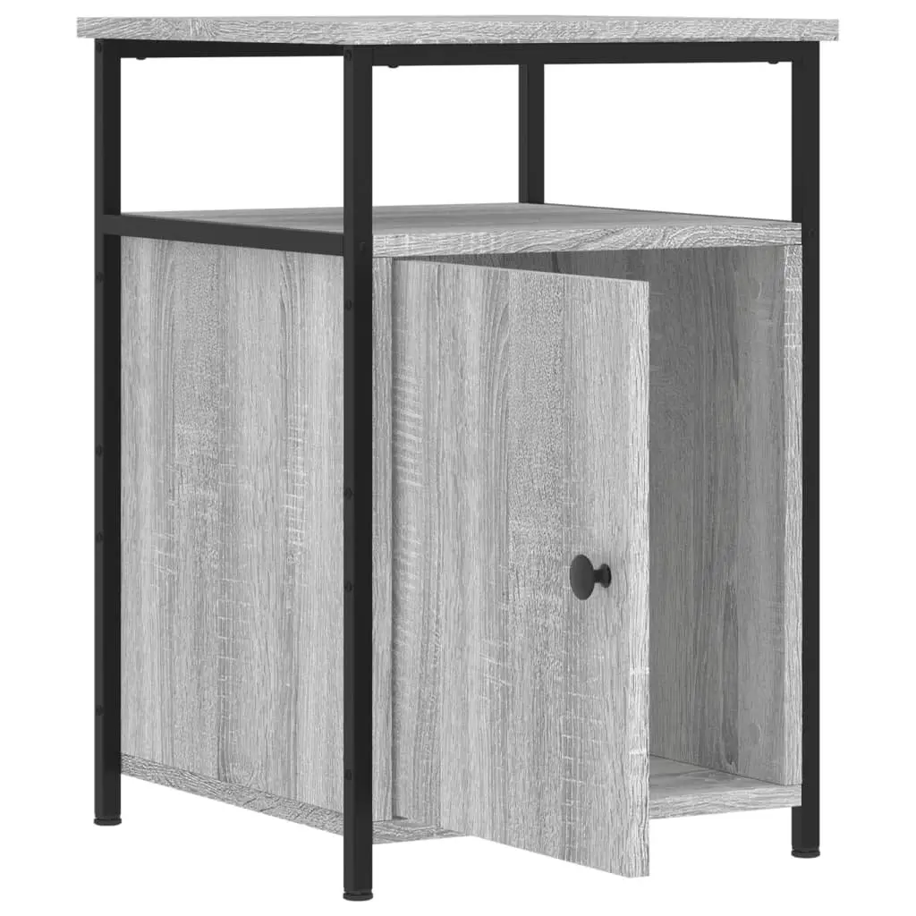 Grey Sonoma Bedside Cabinets (2 pcs)