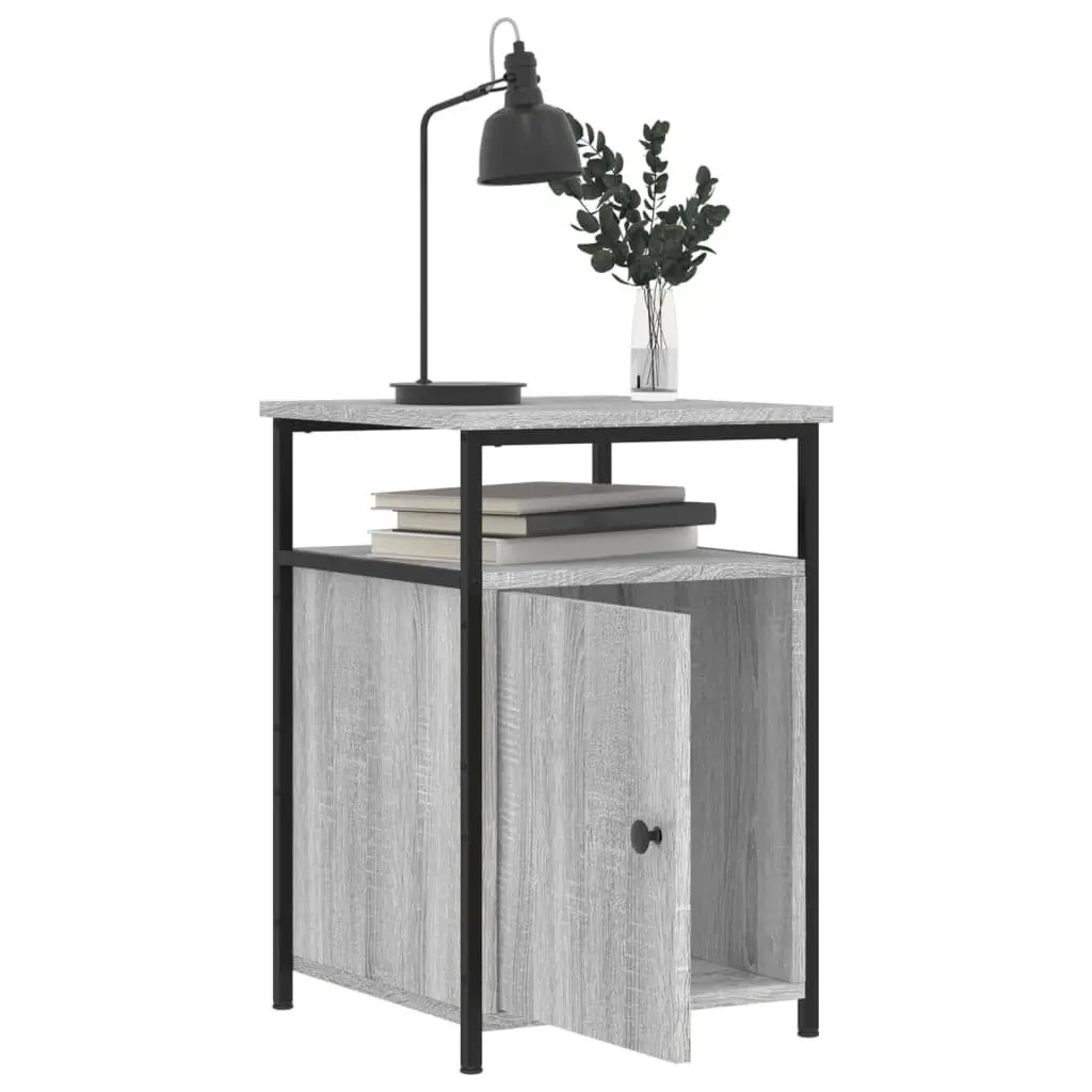 Grey Sonoma Bedside Cabinets (2 pcs)