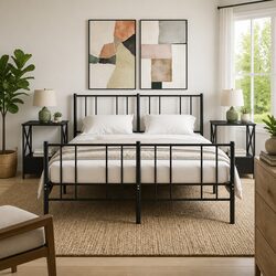 Black Bedside Tables 50x41x65 cm, 2 pcs – Specs & Details