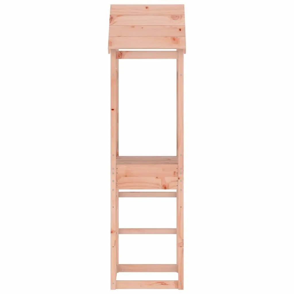 Wooden Play Tower 206.5cm Outdoor Playhouse Swing Set Climbing Frame Garden Kids