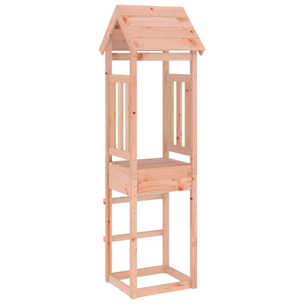 Wooden Play Tower 206.5cm Outdoor Playhouse Swing Set Climbing Frame Garden Kids