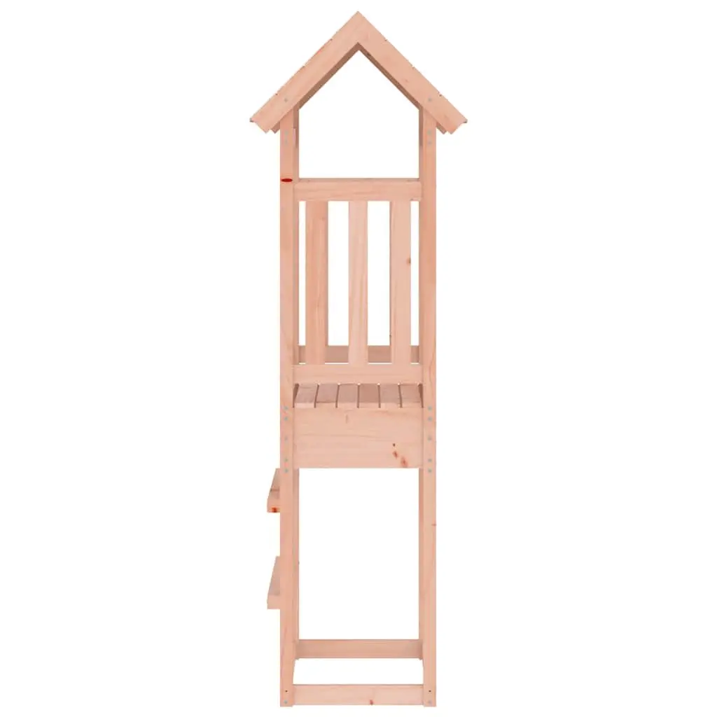 Wooden Play Tower 206.5cm Outdoor Playhouse Swing Set Climbing Frame Garden Kids