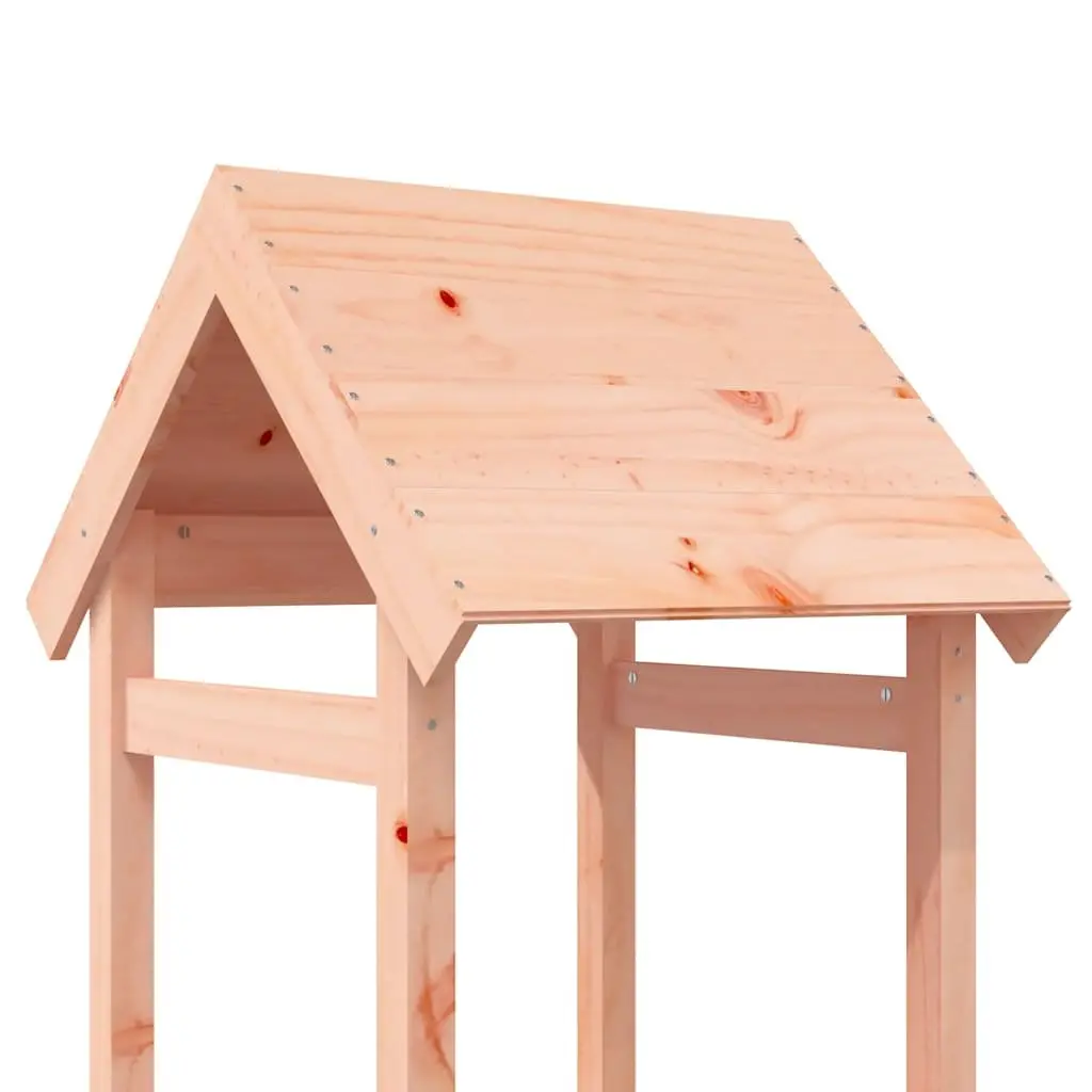 Wooden Play Tower 53x46.5x194cm Outdoor Playhouse Douglas Wood Garden Equipment