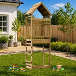 Specifications of Wooden Outdoor Play Tower for Kids