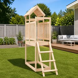 Wooden Outdoor Playset Dimensions: 53x110x214 cm