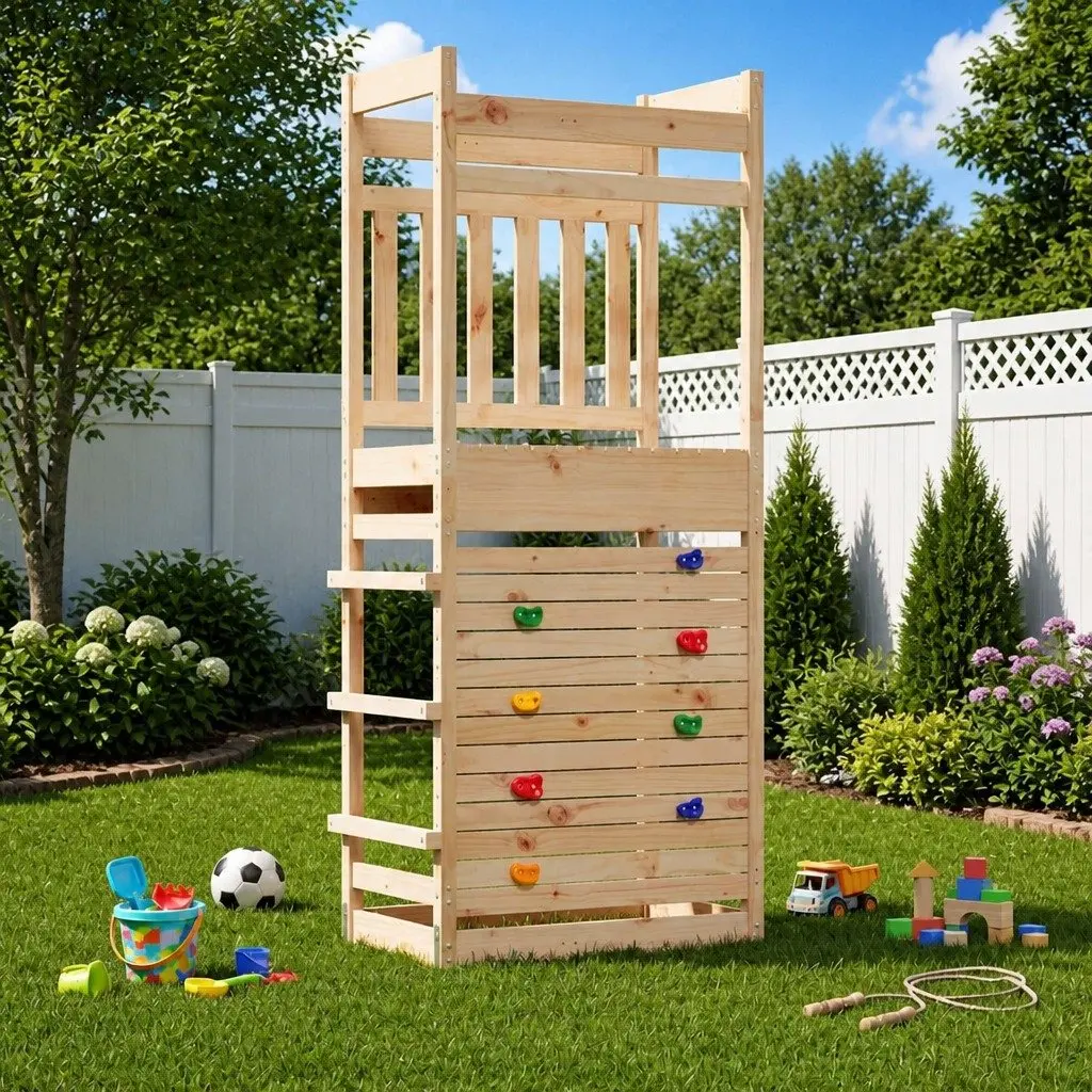 Wooden Outdoor Play Tower