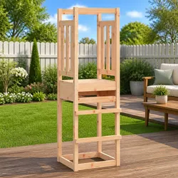 Wooden Play Tower Dimensions: 53x46.5x169cm, Solid Douglas Wood