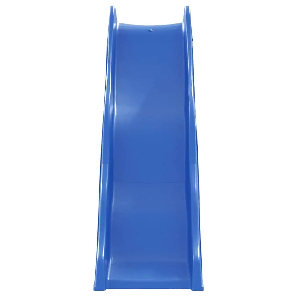 Kids Play Slide Blue 174x38 cm Outdoor Garden Backyard Toy for Play Tower