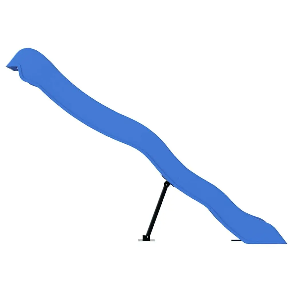 Kids Play Slide Blue 174x38 cm Outdoor Garden Backyard Toy for Play Tower