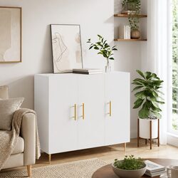 Specifications of 90x34x80 cm Modern White Sideboard