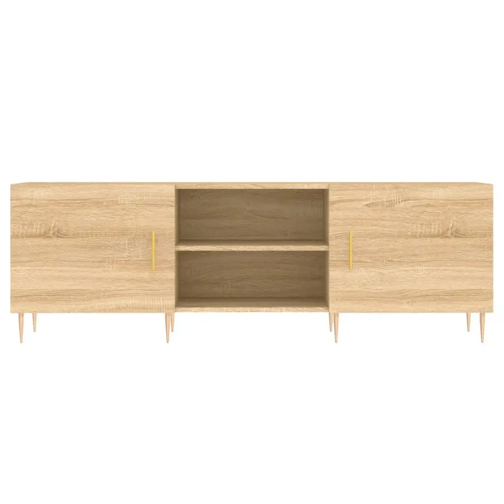 TV Cabinet Sonoma Oak Brown Engineered Wood Media Unit 150x30x50 cm