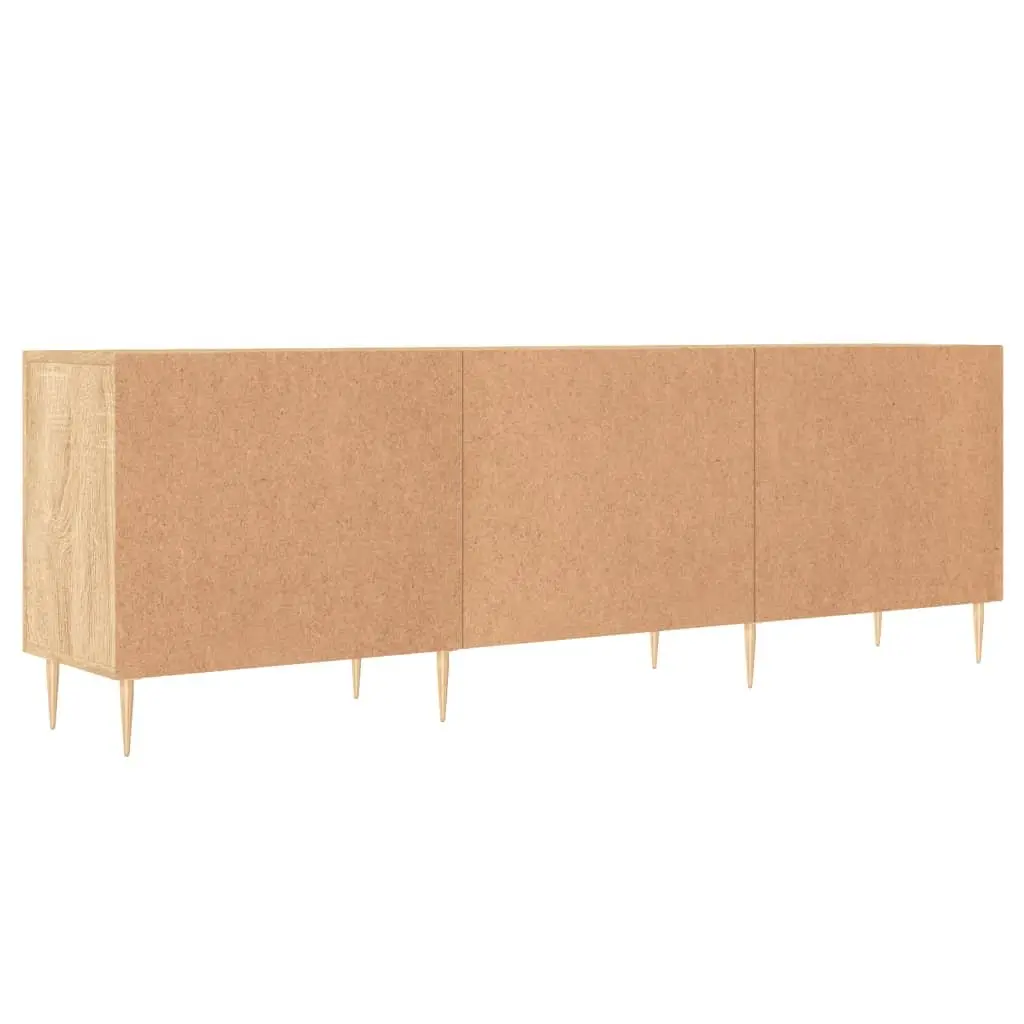TV Cabinet Sonoma Oak Brown Engineered Wood Media Unit 150x30x50 cm