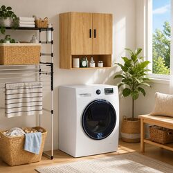 Wall Cabinet - 60W x 31D x 70H cm, Engineered Wood