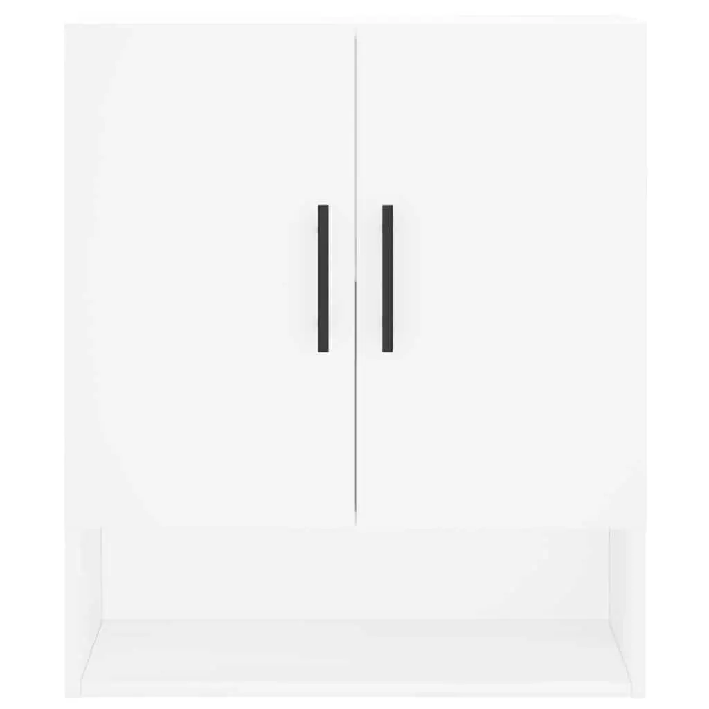 Wall Cabinet Storage for Home White 60x31x70cm Engineered Wood