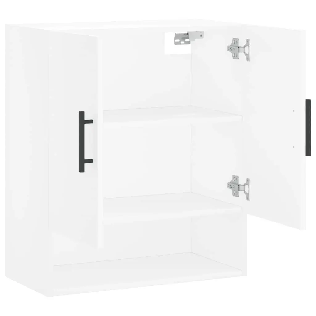 Wall Cabinet Storage for Home White 60x31x70cm Engineered Wood