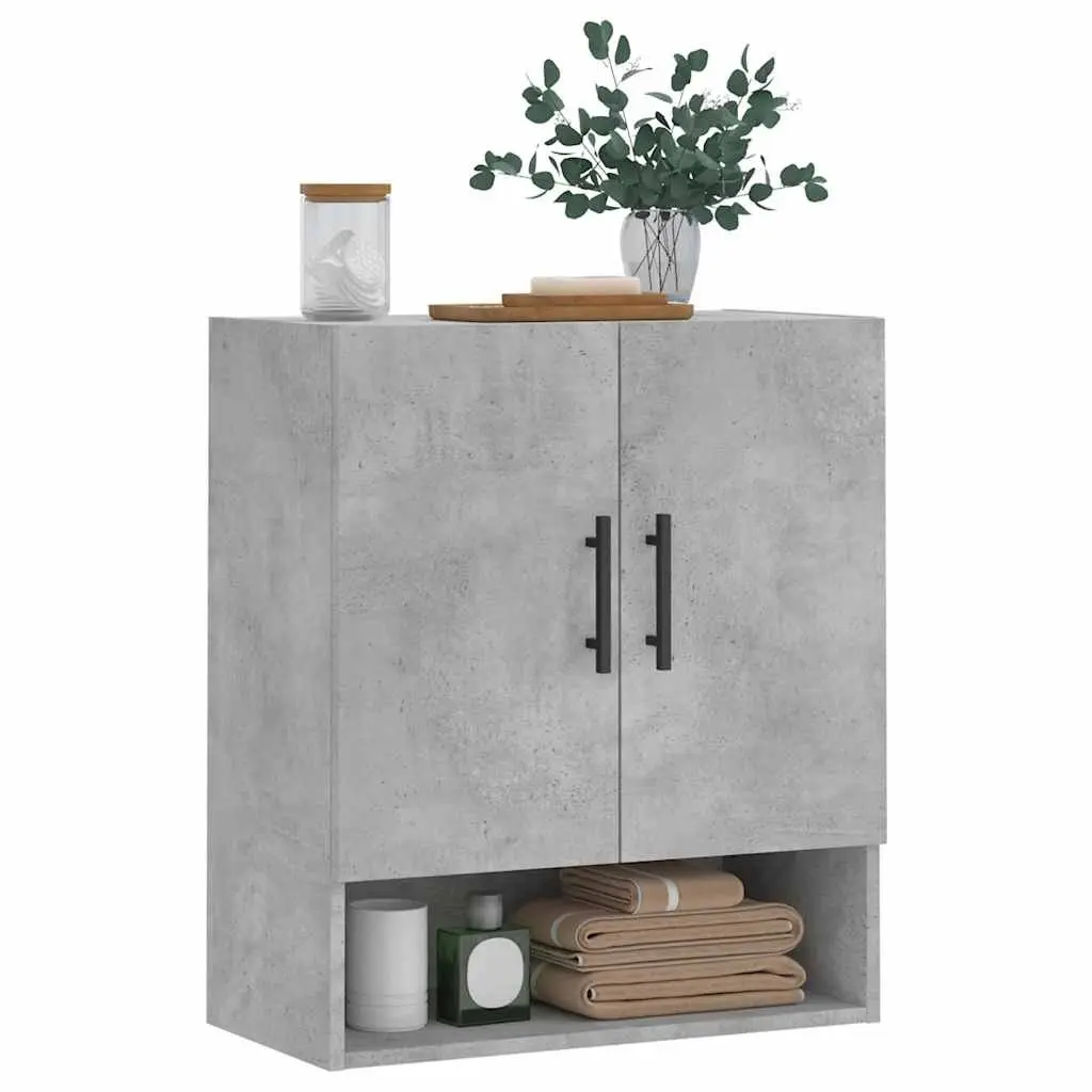 Wall Storage Cabinet Grey 60x31x70 cm Home