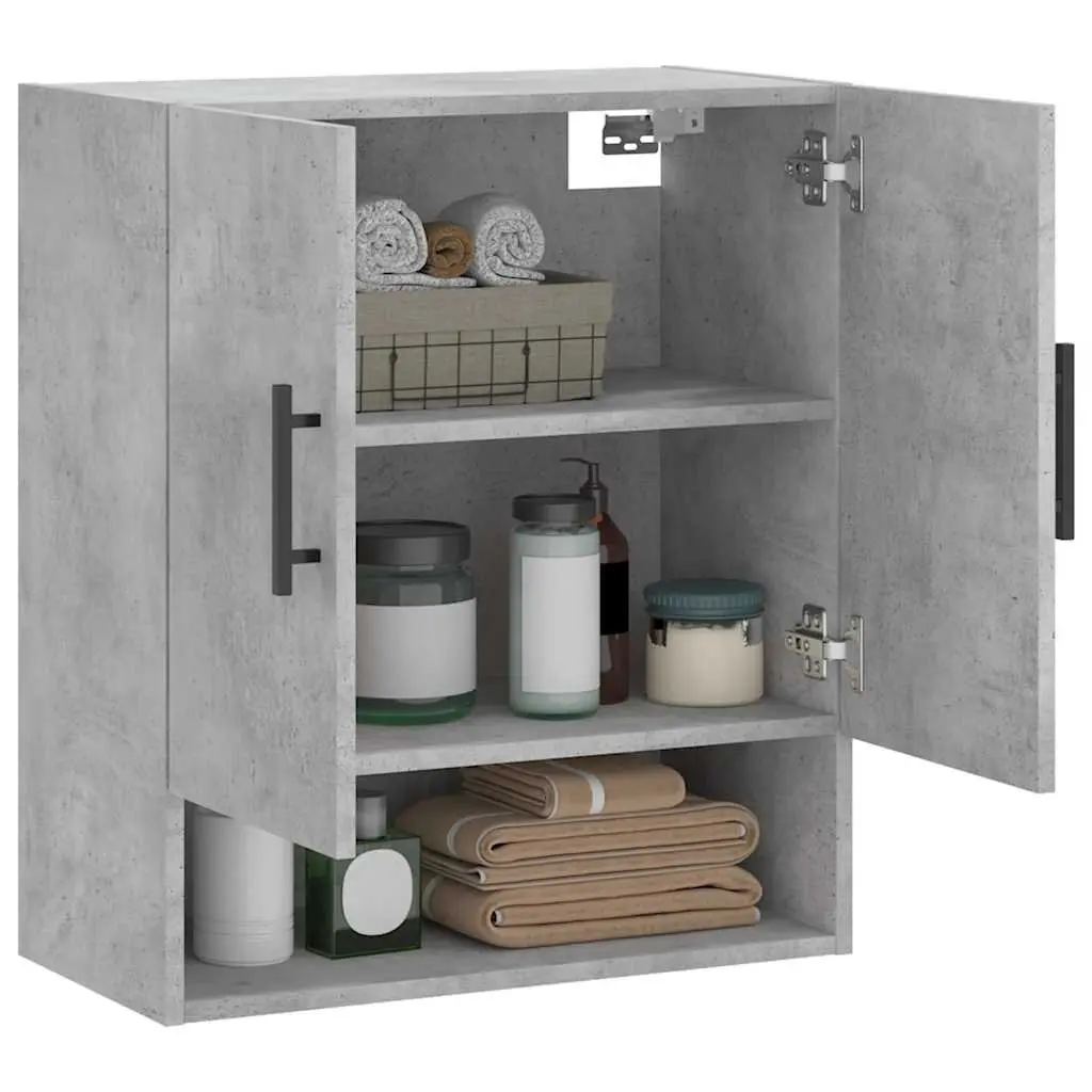 Wall Storage Cabinet Grey 60x31x70 cm Home