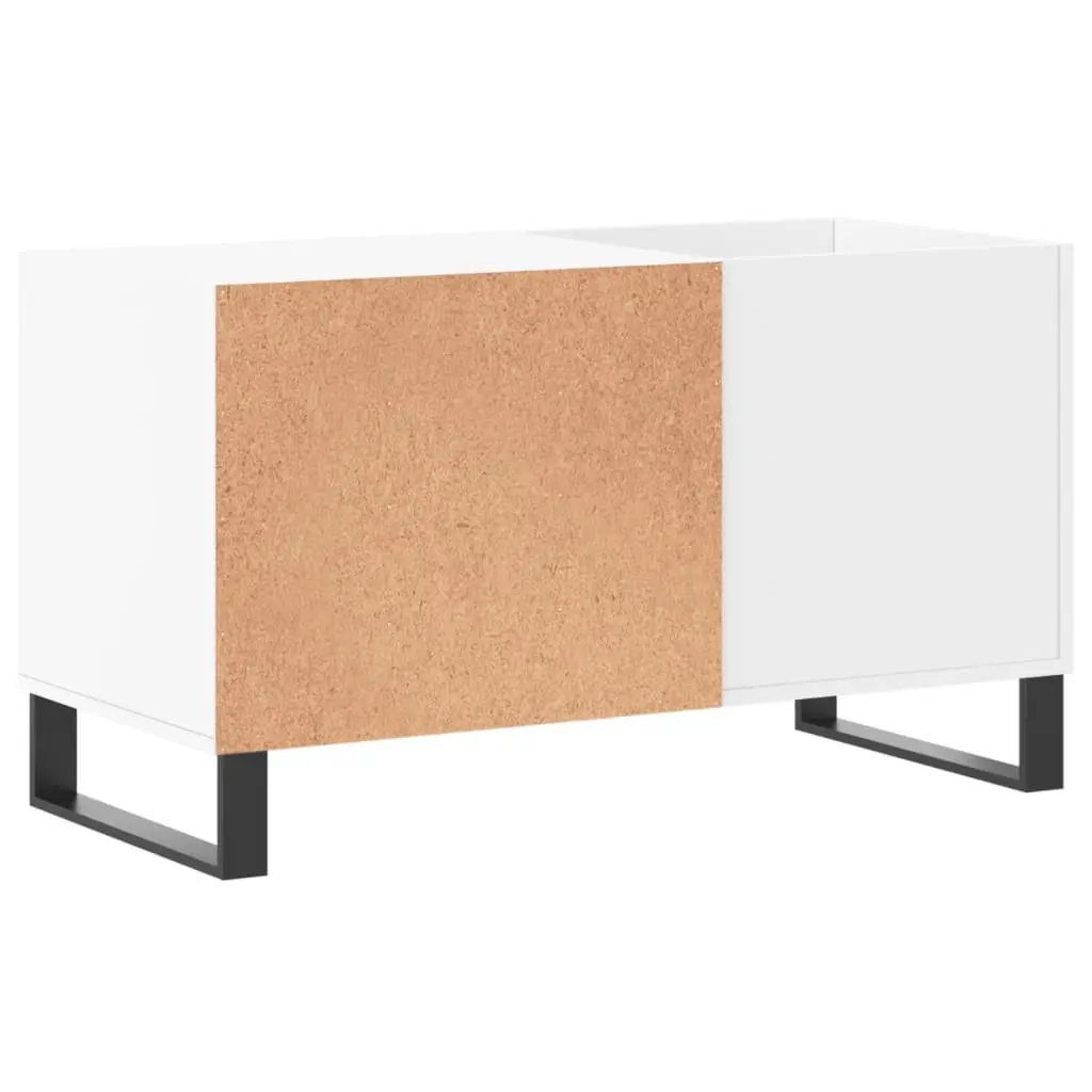 Record Cabinet White Storage Vinyl LP Music Collection Organiser 85 x 38 x 48 cm