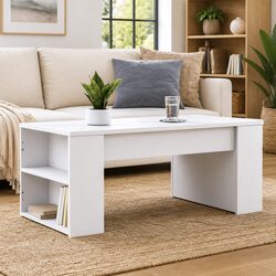 Specifications of the White Coffee Table with Storage