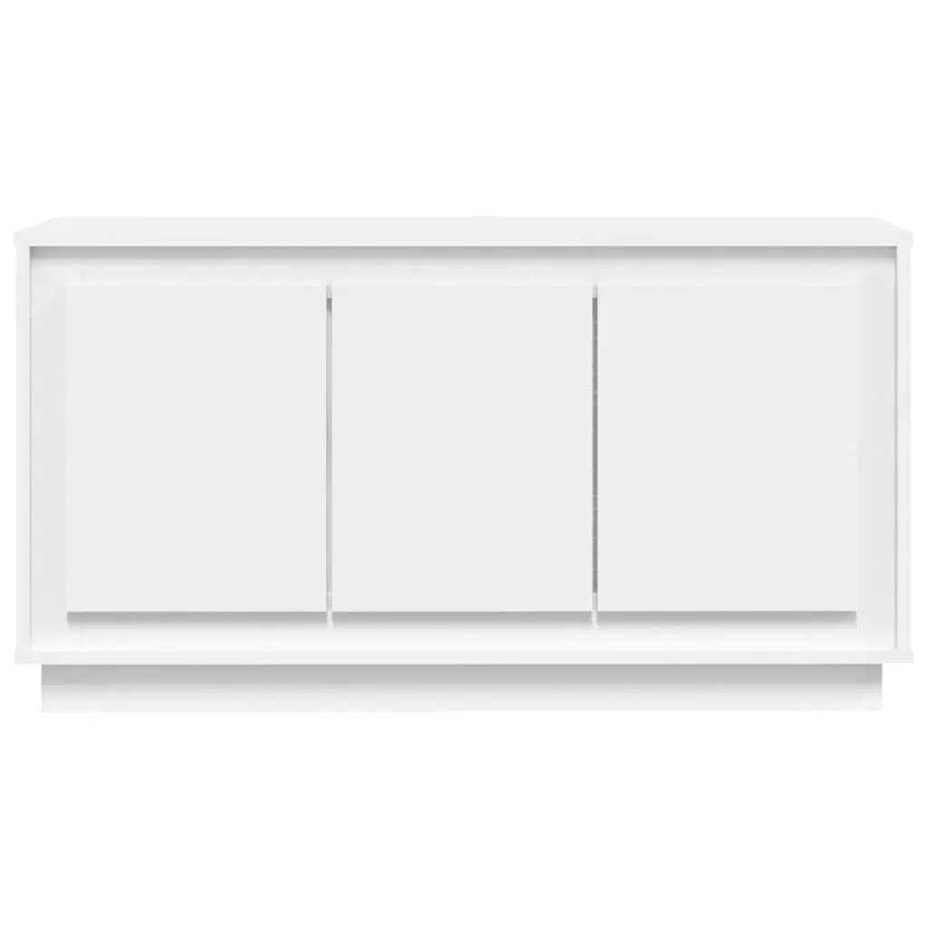 102x35x55 cm White Engineered Wood Sideboard