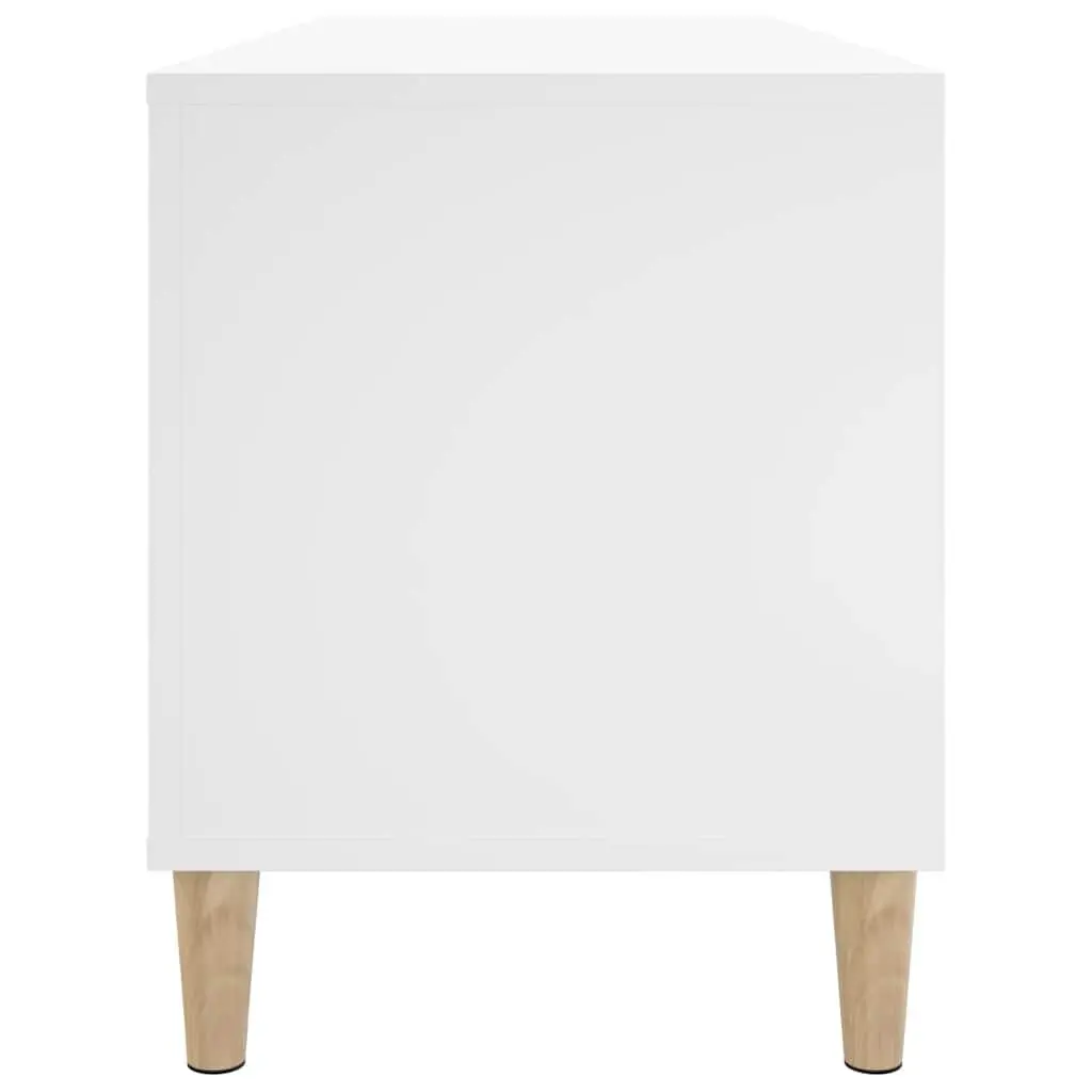 Record Storage Cabinet for Vinyl LPs White 100 x 38 x 48 cm